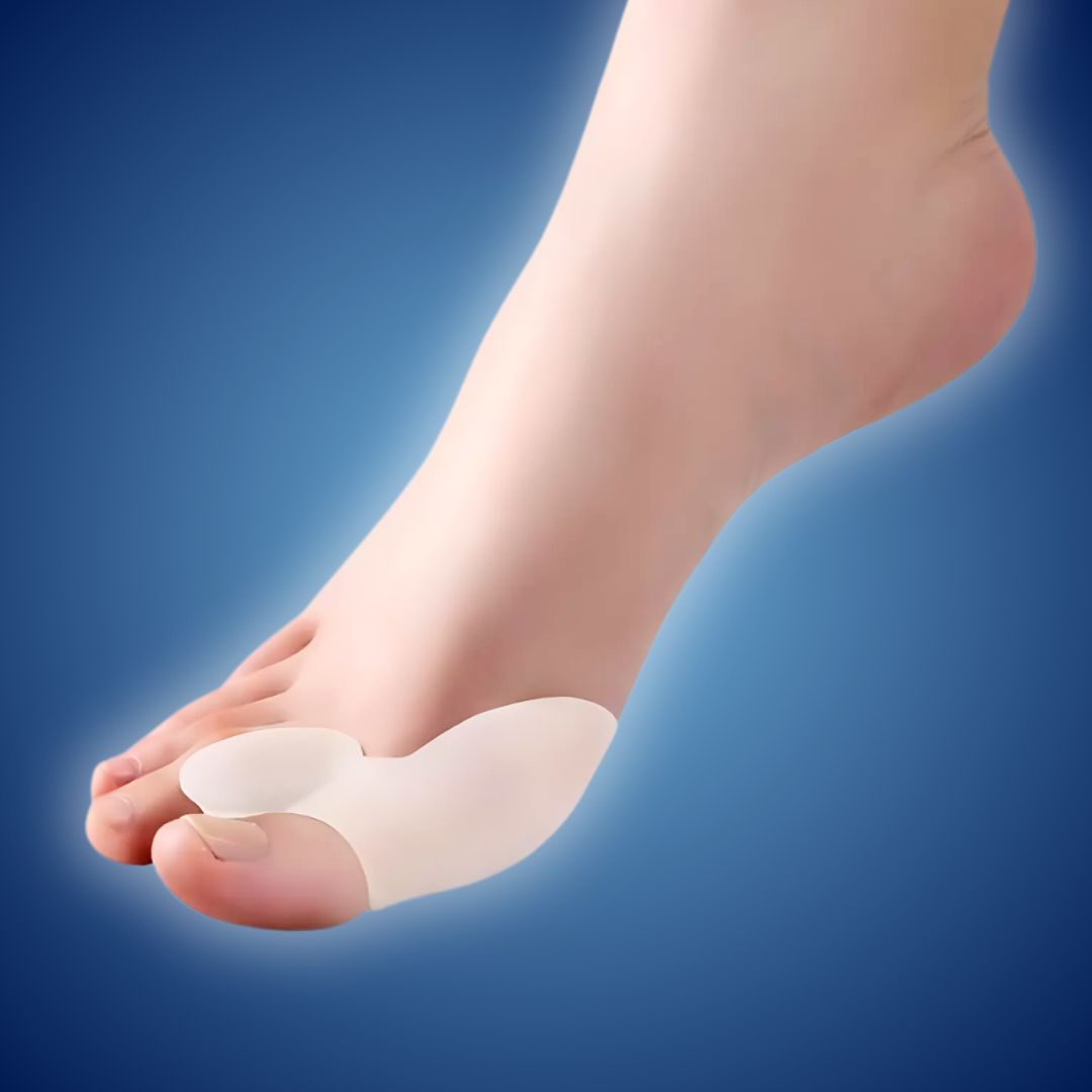 BunionGuard Hallux Valgus | Protection en silicone avec écarteur d’orteils – Soulagement de la douleur et alignement correctif